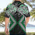 Green Aotearoa Tukutuku Manawa Tapu Hawaiian Shirt Ta Moko Toi Maori