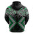 Green Aotearoa Tukutuku Manawa Tapu Hoodie Ta Moko Toi Maori