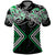 Green Aotearoa Tukutuku Manawa Tapu Polo Shirt Ta Moko Toi Maori