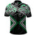 Green Aotearoa Tukutuku Manawa Tapu Polo Shirt Ta Moko Toi Maori