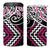 Pink Aotearoa Tukutuku Manawa Tapu 4 in 1 Can Cooler Tumbler Ta Moko Toi Maori