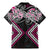 Pink Aotearoa Tukutuku Manawa Tapu Family Matching Mermaid Dress and Hawaiian Shirt Ta Moko Toi Maori