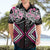 Pink Aotearoa Tukutuku Manawa Tapu Hawaiian Shirt Ta Moko Toi Maori