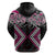 Pink Aotearoa Tukutuku Manawa Tapu Hoodie Ta Moko Toi Maori