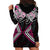 Pink Aotearoa Tukutuku Manawa Tapu Hoodie Dress Ta Moko Toi Maori