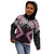 Pink Aotearoa Tukutuku Manawa Tapu Kid Hoodie Ta Moko Toi Maori