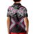 Pink Aotearoa Tukutuku Manawa Tapu Kid Polo Shirt Ta Moko Toi Maori