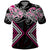 Pink Aotearoa Tukutuku Manawa Tapu Polo Shirt Ta Moko Toi Maori