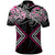 Pink Aotearoa Tukutuku Manawa Tapu Polo Shirt Ta Moko Toi Maori