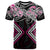 Pink Aotearoa Tukutuku Manawa Tapu T Shirt Ta Moko Toi Maori