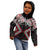 Red Aotearoa Tukutuku Manawa Tapu Kid Hoodie Ta Moko Toi Maori