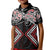 Red Aotearoa Tukutuku Manawa Tapu Kid Polo Shirt Ta Moko Toi Maori