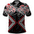 Red Aotearoa Tukutuku Manawa Tapu Polo Shirt Ta Moko Toi Maori