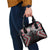 Red Aotearoa Tukutuku Manawa Tapu Shoulder Handbag Ta Moko Toi Maori