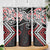 Red Aotearoa Tukutuku Manawa Tapu Skinny Tumbler Ta Moko Toi Maori