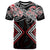 Red Aotearoa Tukutuku Manawa Tapu T Shirt Ta Moko Toi Maori