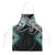 Turquoise Aotearoa Tukutuku Manawa Tapu Apron Ta Moko Toi Maori - Polynesian Pride