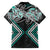 Turquoise Aotearoa Tukutuku Manawa Tapu Hawaiian Shirt Ta Moko Toi Maori