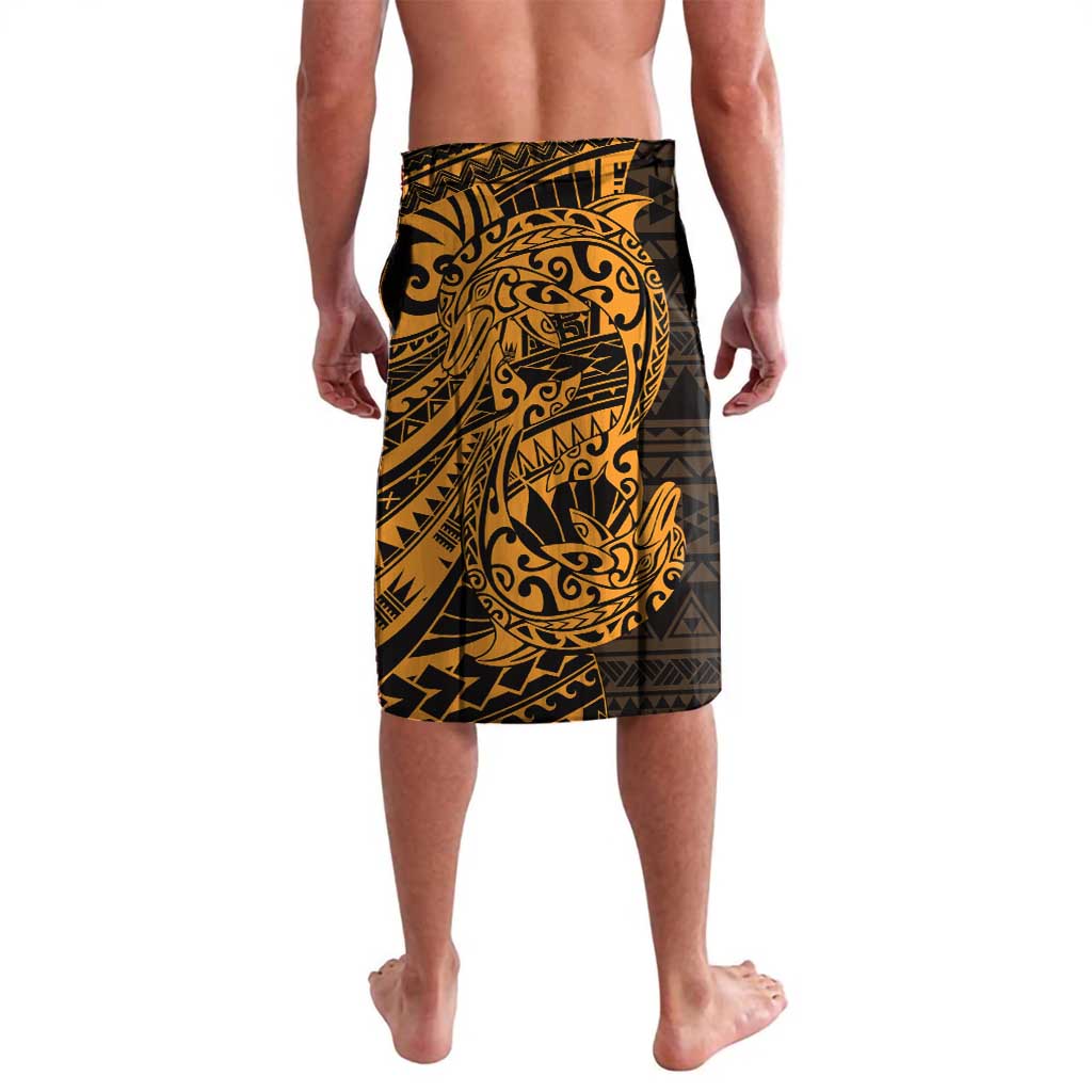 Gold Couple Dolphins Maori Polynesian Style Lavalava