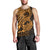 Gold Couple Dolphins Maori Polynesian Style Men Tank Top