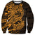 Gold Couple Dolphins Maori Polynesian Style Sweatshirt