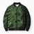 Green Couple Dolphins Maori Polynesian Style Bomber Puffer Jacket - Polynesian Pride