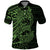 Green Couple Dolphins Maori Polynesian Style Polo Shirt