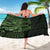 Green Couple Dolphins Maori Polynesian Style Sarong