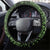 Green Couple Dolphins Maori Polynesian Style Steering Wheel Cover