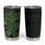 Green Couple Dolphins Maori Polynesian Style Tumbler Cup