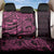 Pink Couple Dolphins Maori Polynesian Style Back Car Seat Cover