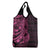 Pink Couple Dolphins Maori Polynesian Style Grocery Bag