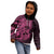 Pink Couple Dolphins Maori Polynesian Style Kid Hoodie