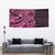 Pink Couple Dolphins Maori Polynesian Style Tapestry