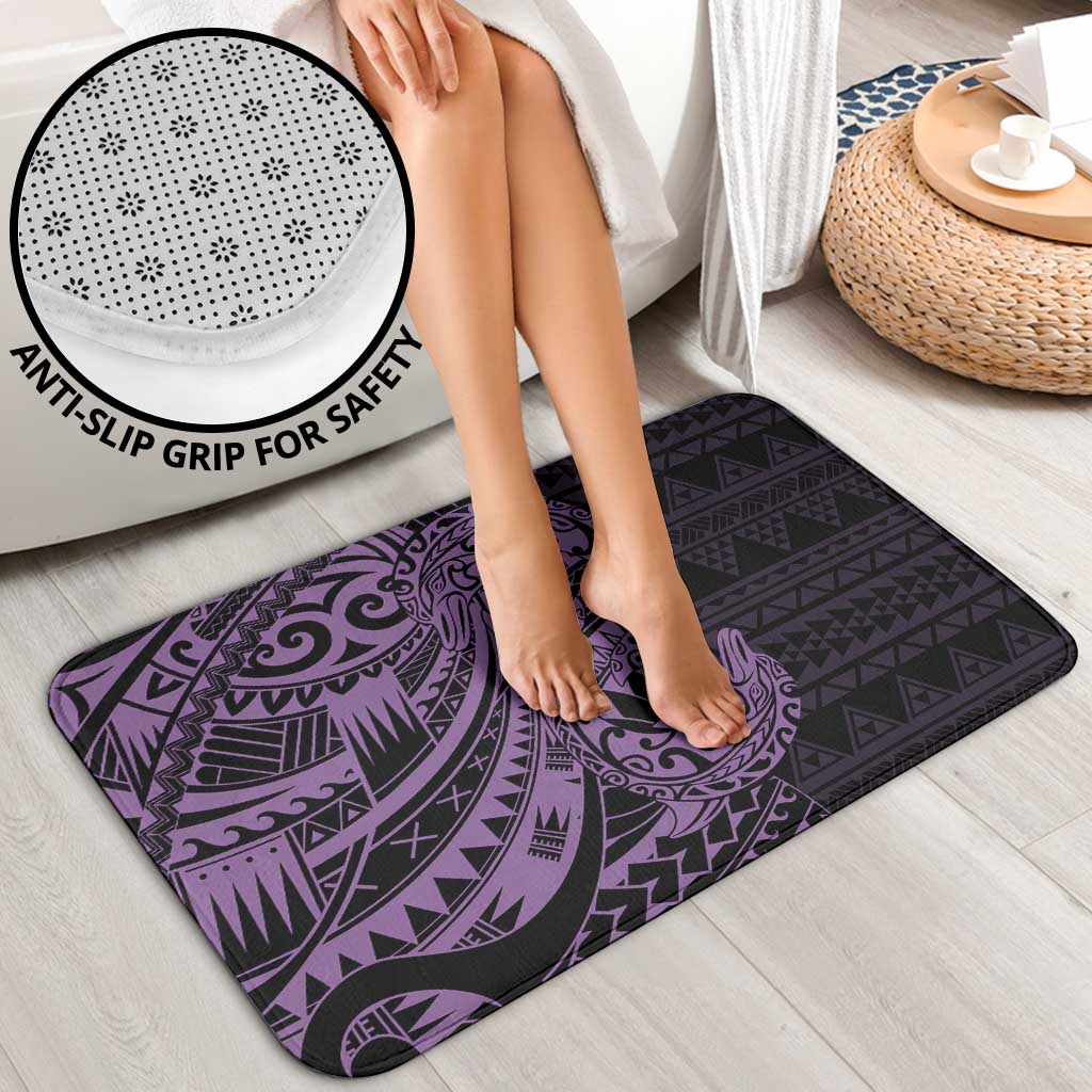 Purple Couple Dolphins Maori Polynesian Style Bathroom Set - Polynesian Pride