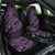 Purple Couple Dolphins Maori Polynesian Style Car Seat Cover