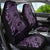 Purple Couple Dolphins Maori Polynesian Style Car Seat Cover