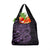 Purple Couple Dolphins Maori Polynesian Style Grocery Bag