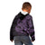 Purple Couple Dolphins Maori Polynesian Style Kid Hoodie