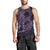 Purple Couple Dolphins Maori Polynesian Style Men Tank Top