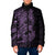 Purple Couple Dolphins Maori Polynesian Style Padded Jacket - Polynesian Pride