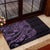 Purple Couple Dolphins Maori Polynesian Style Rubber Doormat