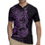 Purple Couple Dolphins Maori Polynesian Style Rugby Jersey