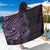 Purple Couple Dolphins Maori Polynesian Style Sarong