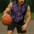 Purple Couple Dolphins Maori Polynesian Style Sleeveless Zip Hoodie - Polynesian Pride