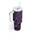 Purple Couple Dolphins Maori Polynesian Style Tumbler With Handle