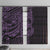 Purple Couple Dolphins Maori Polynesian Style Window Curtain