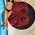 Red Couple Dolphins Maori Polynesian Style Beach Blanket