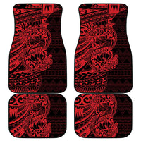 Red Couple Dolphins Maori Polynesian Style Car Mats