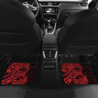 Red Couple Dolphins Maori Polynesian Style Car Mats